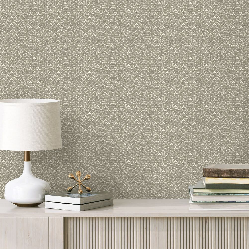 Halewick Wallpaper - Tobacco Leaf - Timothy Wilman - TW2527 - Premier Wallcovering