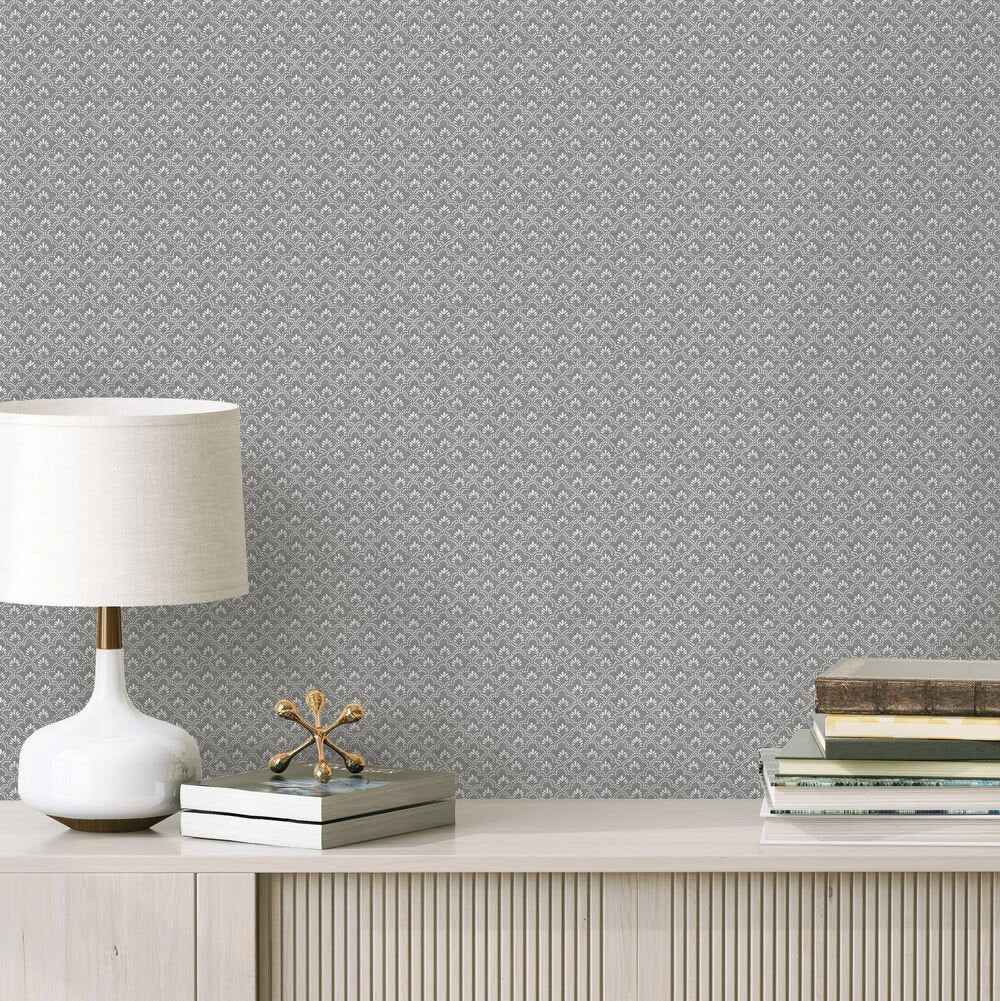 Halewick Wallpaper - Light Charcoal - Timothy Wilman - TW2524 - Premier Wallcovering