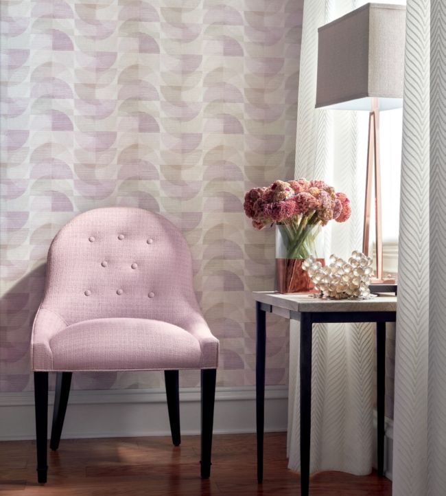 Half Moon Wallpaper - Neutral - Thibaut - T457 - Premier Wallcovering