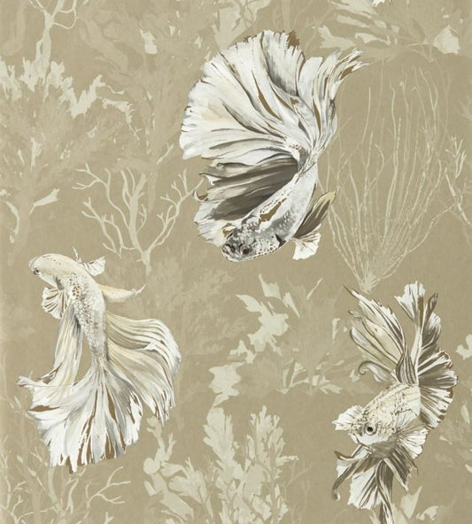 Halfmoon Wallpaper - Gilver/ Tranquility - HTEW112765 - Harlequin - Premier Wallcovering