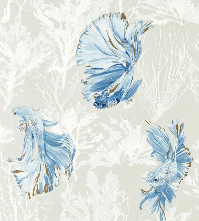 Halfmoon Wallpaper - Stillness/Indigo - HTEW112766 - Harlequin - Premier Wallcovering