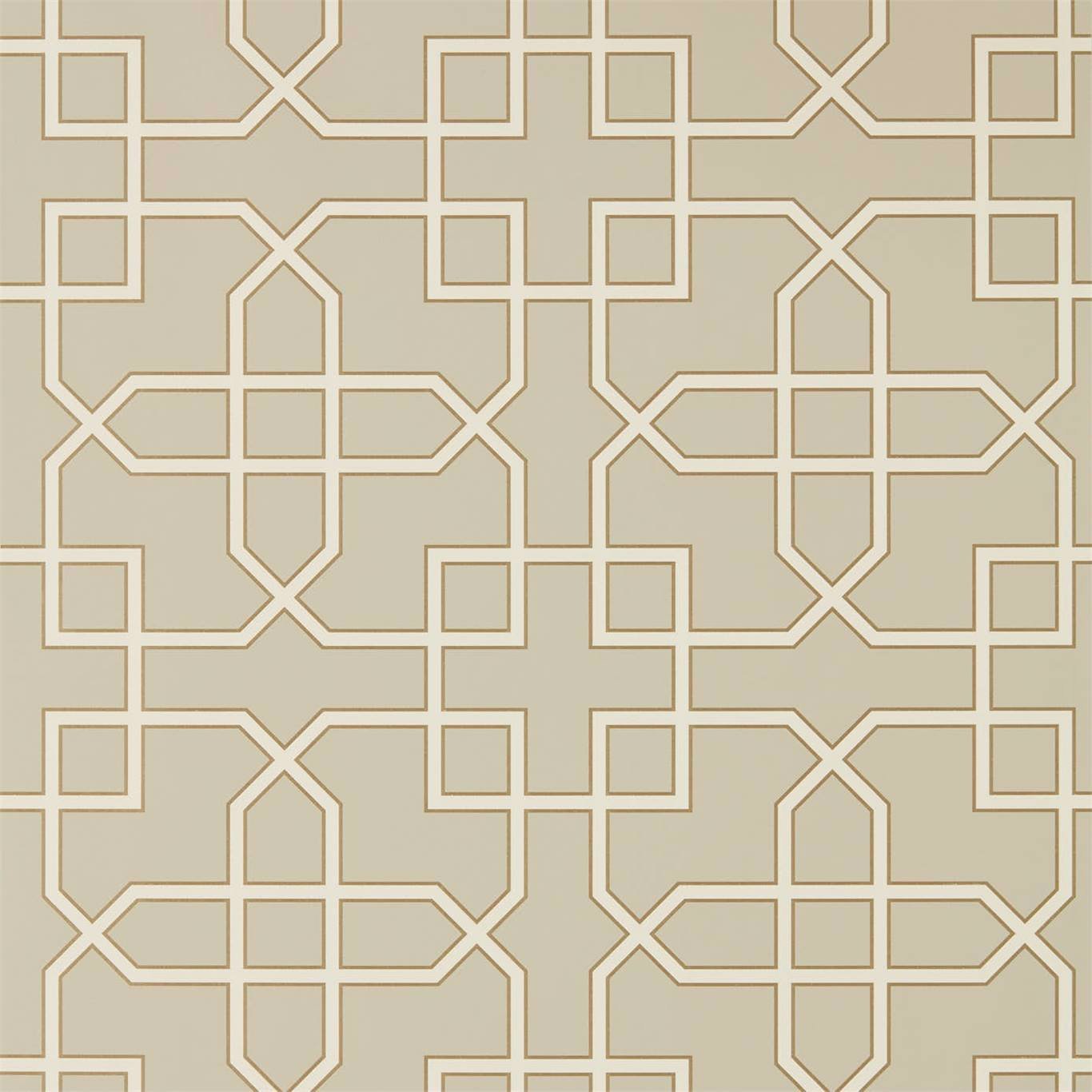 Hampton Trellis Wallpaper - Linen - Sanderson - DGLW216659 - Premier Wallcovering