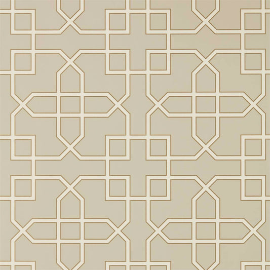 Hampton Trellis Wallpaper - Linen - Sanderson - DGLW216659 - Premier Wallcovering