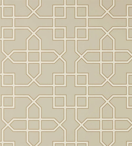 Hampton Trellis Wallpaper - Linen - DGLW216659 - Sanderson - Premier Wallcovering