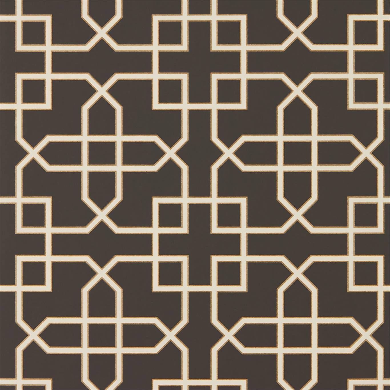 Hampton Trellis Wallpaper - Charcoal - Sanderson - DGLW216662 - Premier Wallcovering