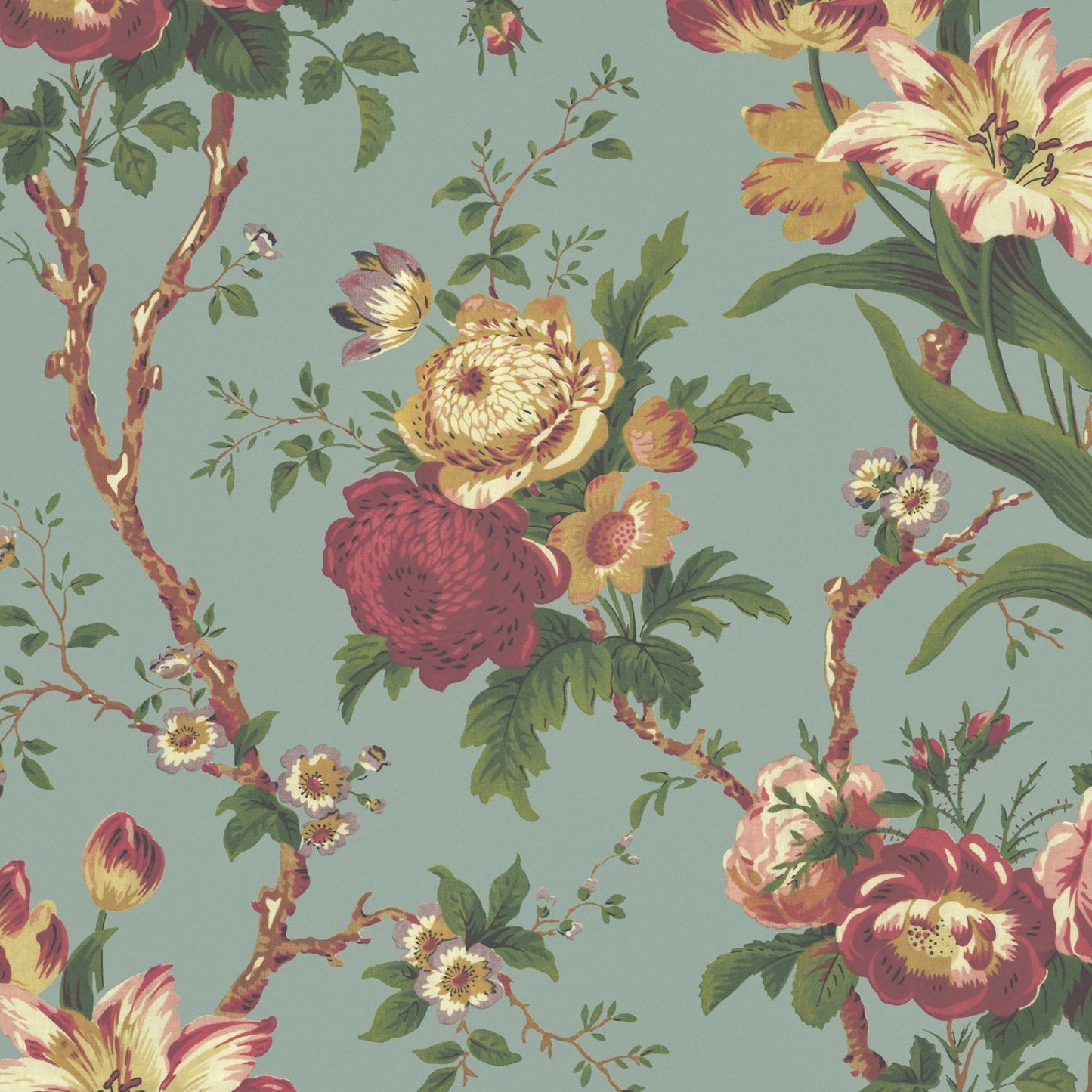 Hampton Wallpaper - Laurel - Warner House - Premier Wallcovering