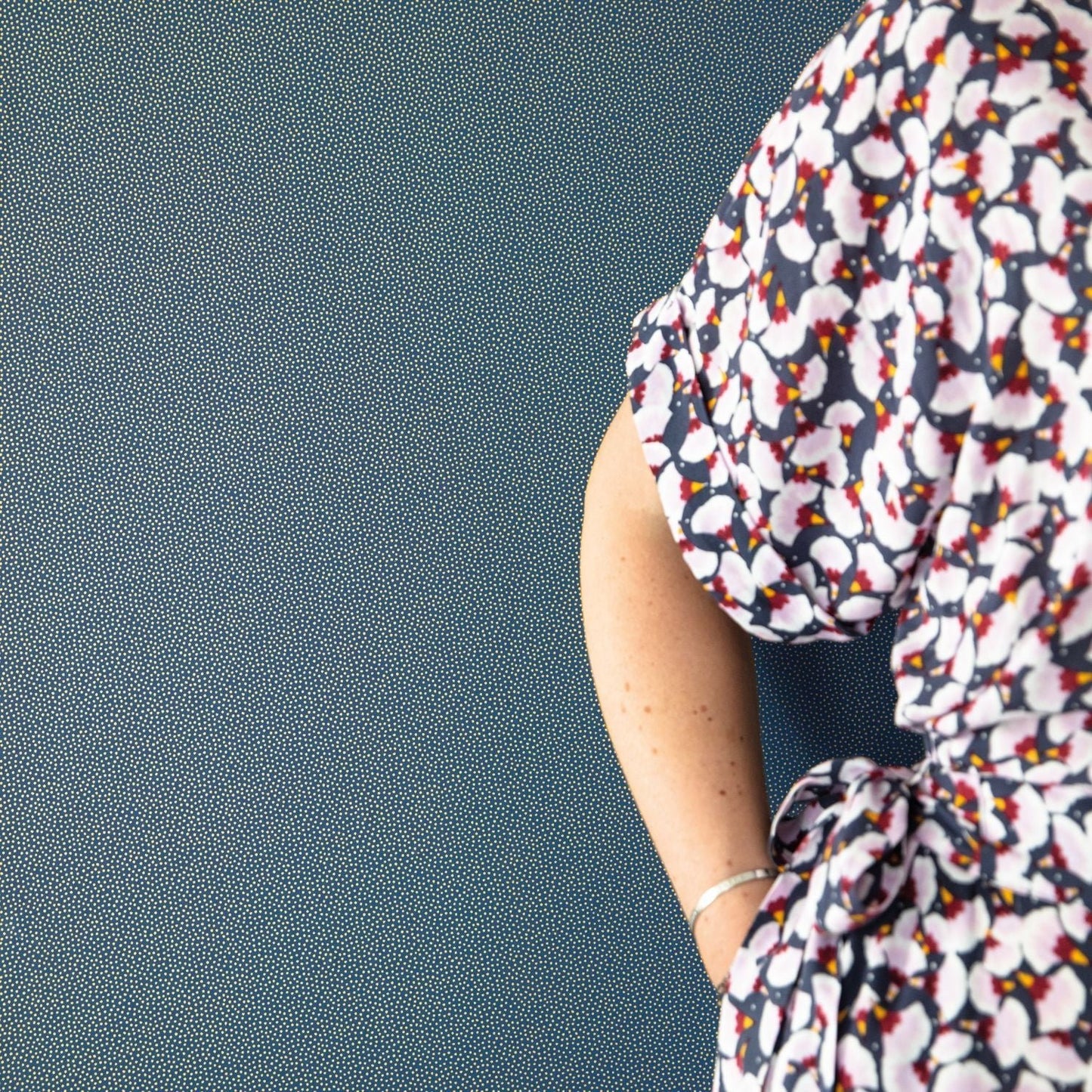 Hanami Goma Wallpaper - Vert Amande - Caselio - 100407018 - Premier Wallcovering