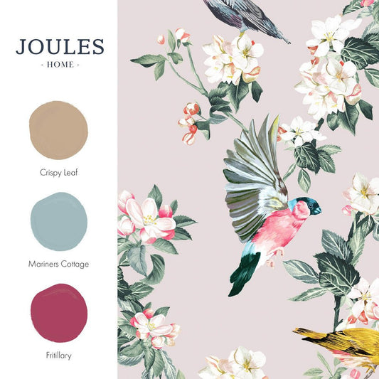 Handford Garden Birds Wallpaper - Antique Cream - Joules - 118562 - Premier Wallcovering