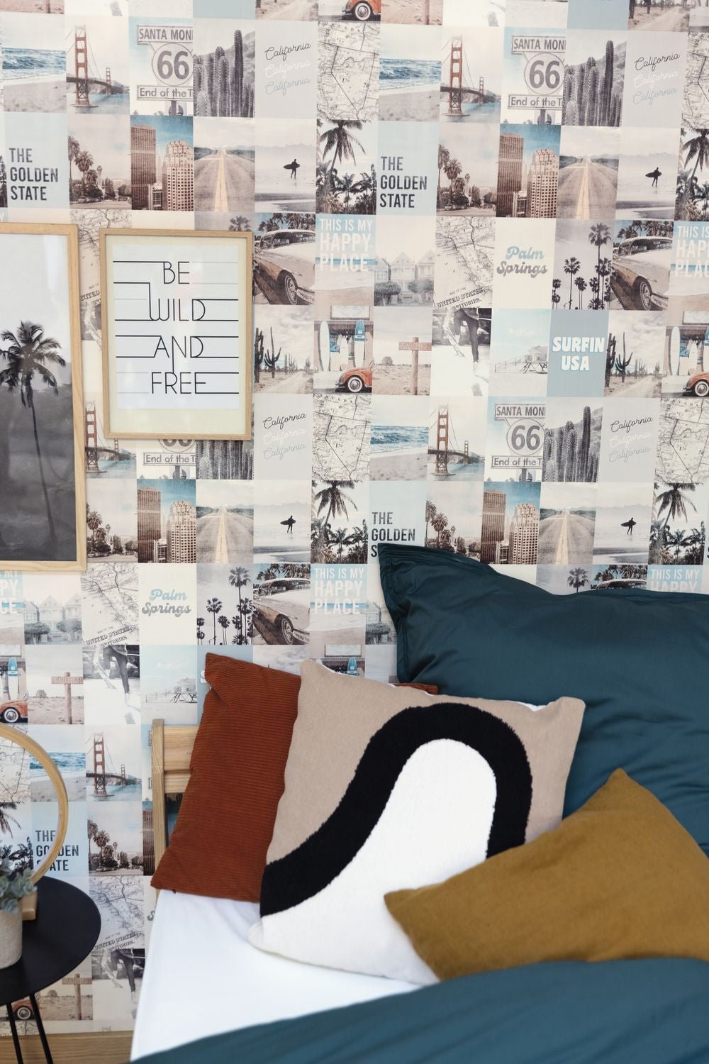 Happy Place Wallpaper - Bleu Gris - Caselio - 103346090 - Premier Wallcovering