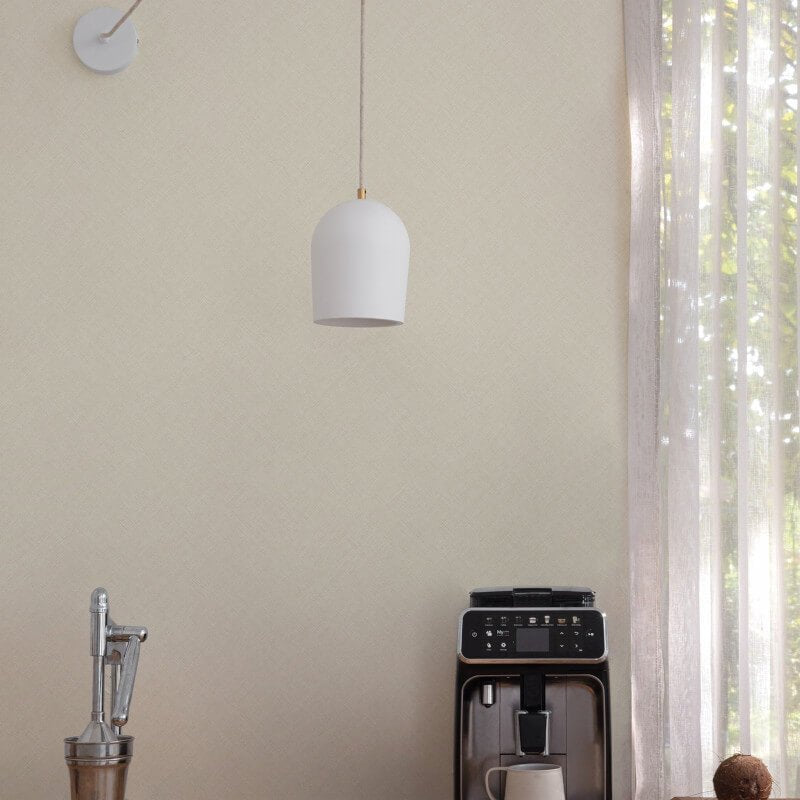 Happy Plain Texture Wallpaper - Beige - Grandeco - A70803 - Premier Wallcovering