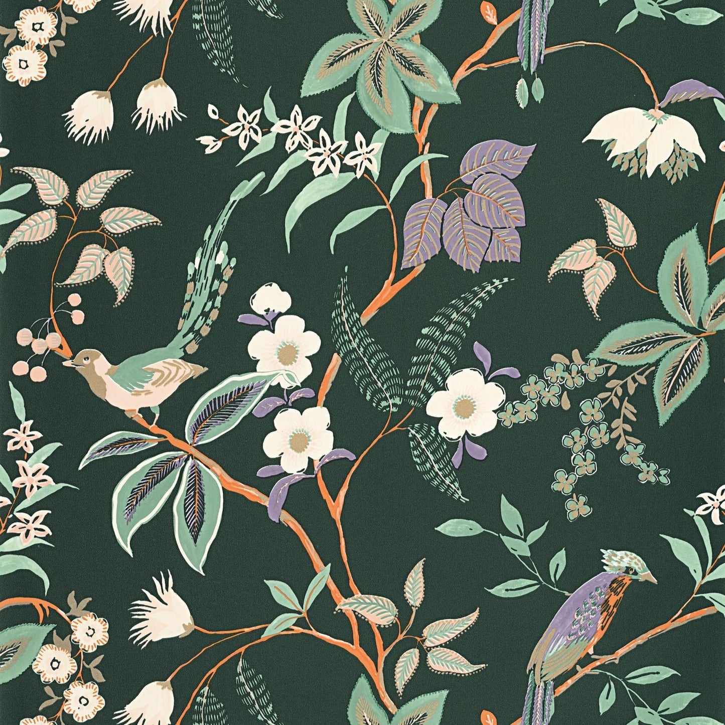 Happy Wallpaper - Vieux Vert - Caselio - 104067576 - Premier Wallcovering