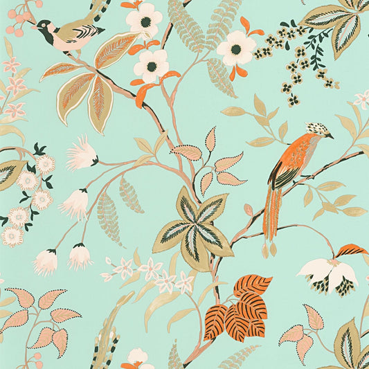 Happy Wallpaper - Vert D'eau - Caselio - 104067765 - Premier Wallcovering