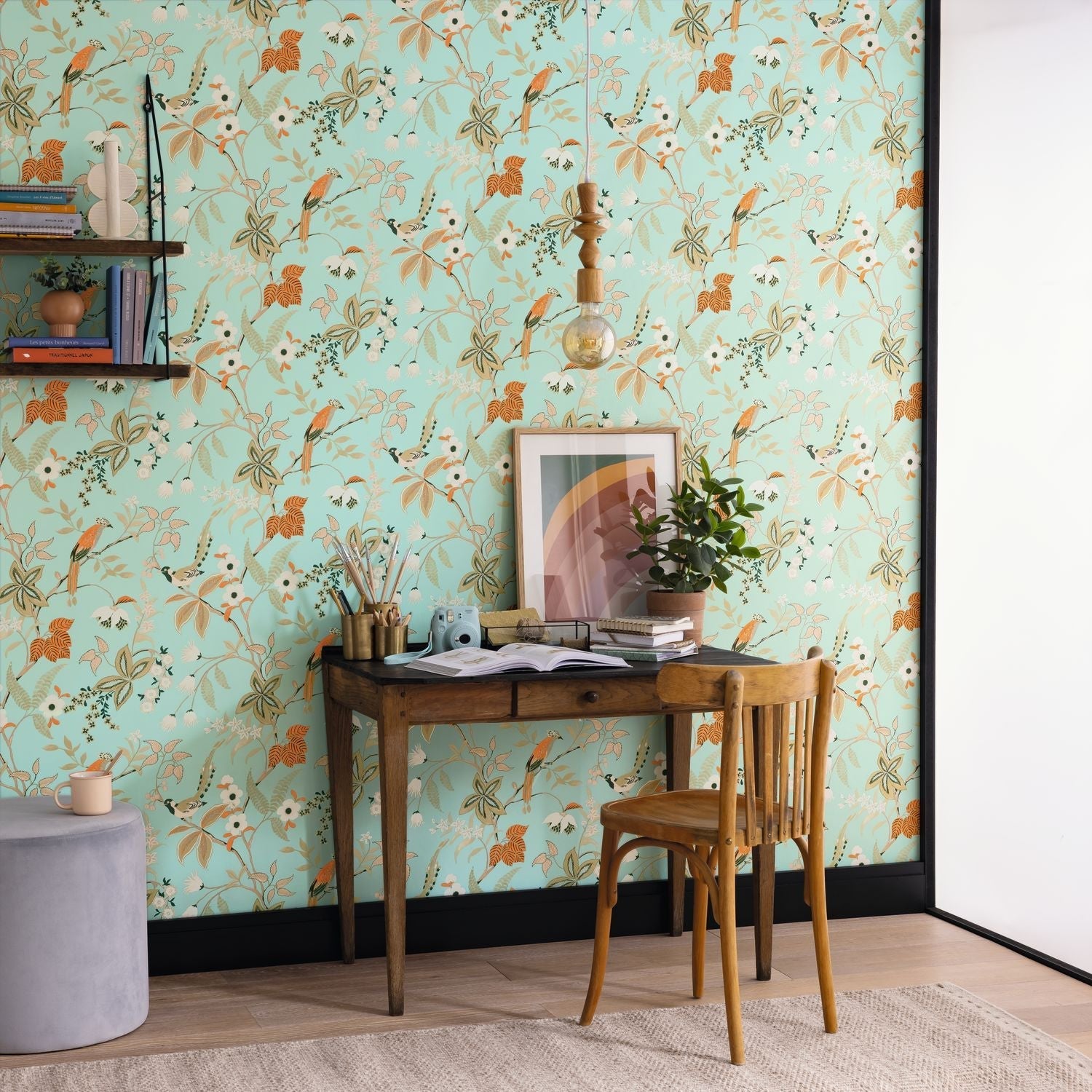 Happy Wallpaper - Vert D'eau - Caselio - 104067765 - Premier Wallcovering