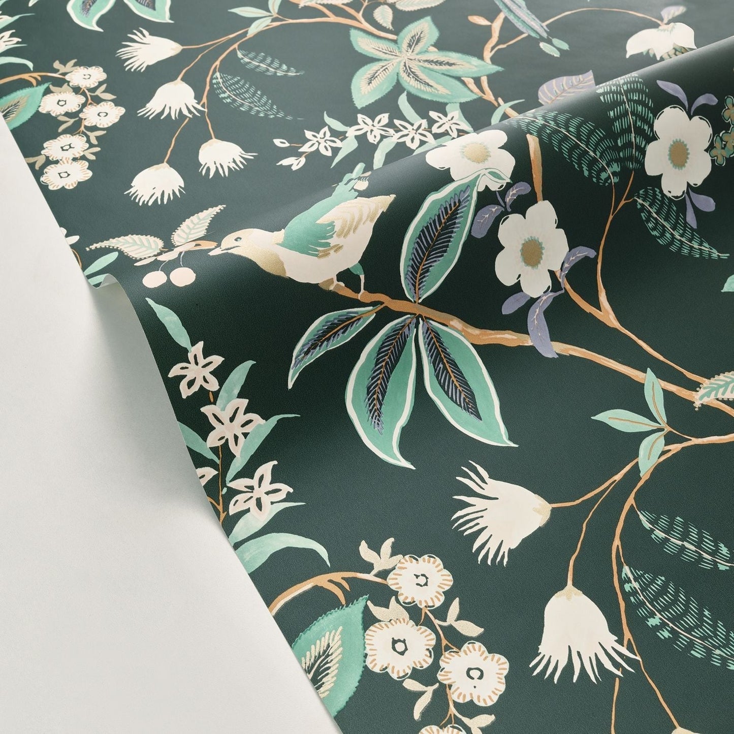 Happy Wallpaper - Vieux Vert - Caselio - 104067576 - Premier Wallcovering