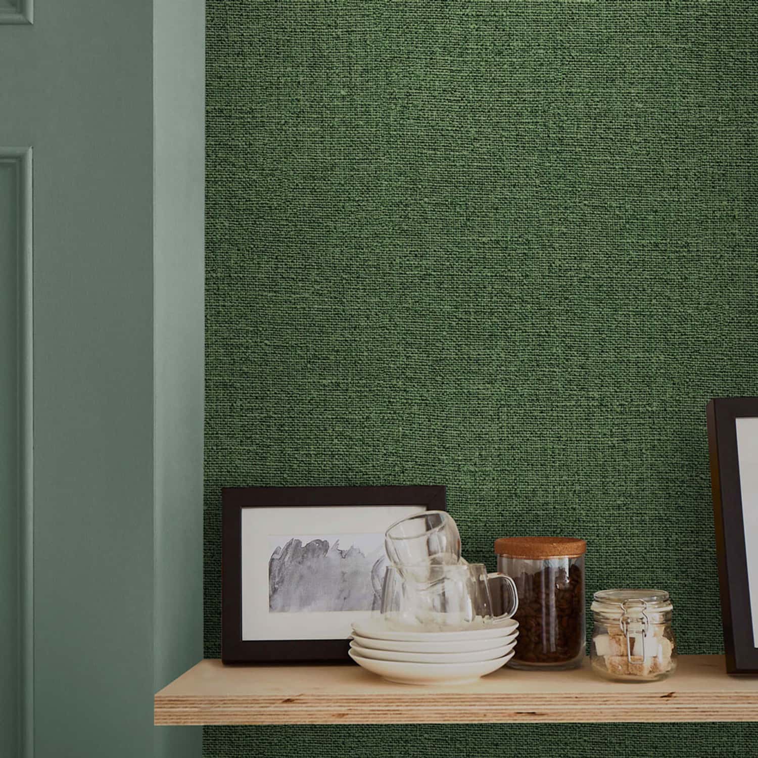 Haptic Wallpaper - Green - Graham & Brown - 118036 - Premier Wallcovering