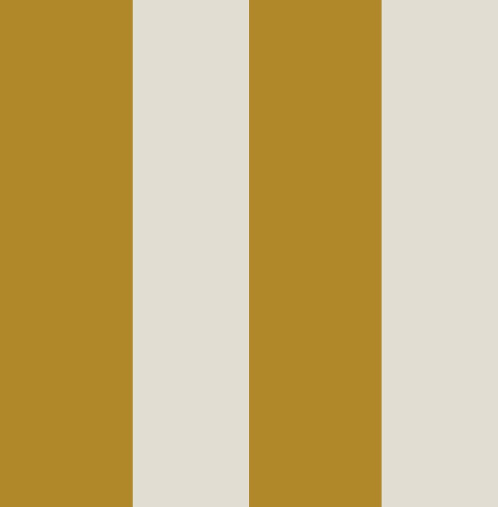 Harborough Stripe Wallpaper - Antique Gold - Joules - 118549 - Premier Wallcovering