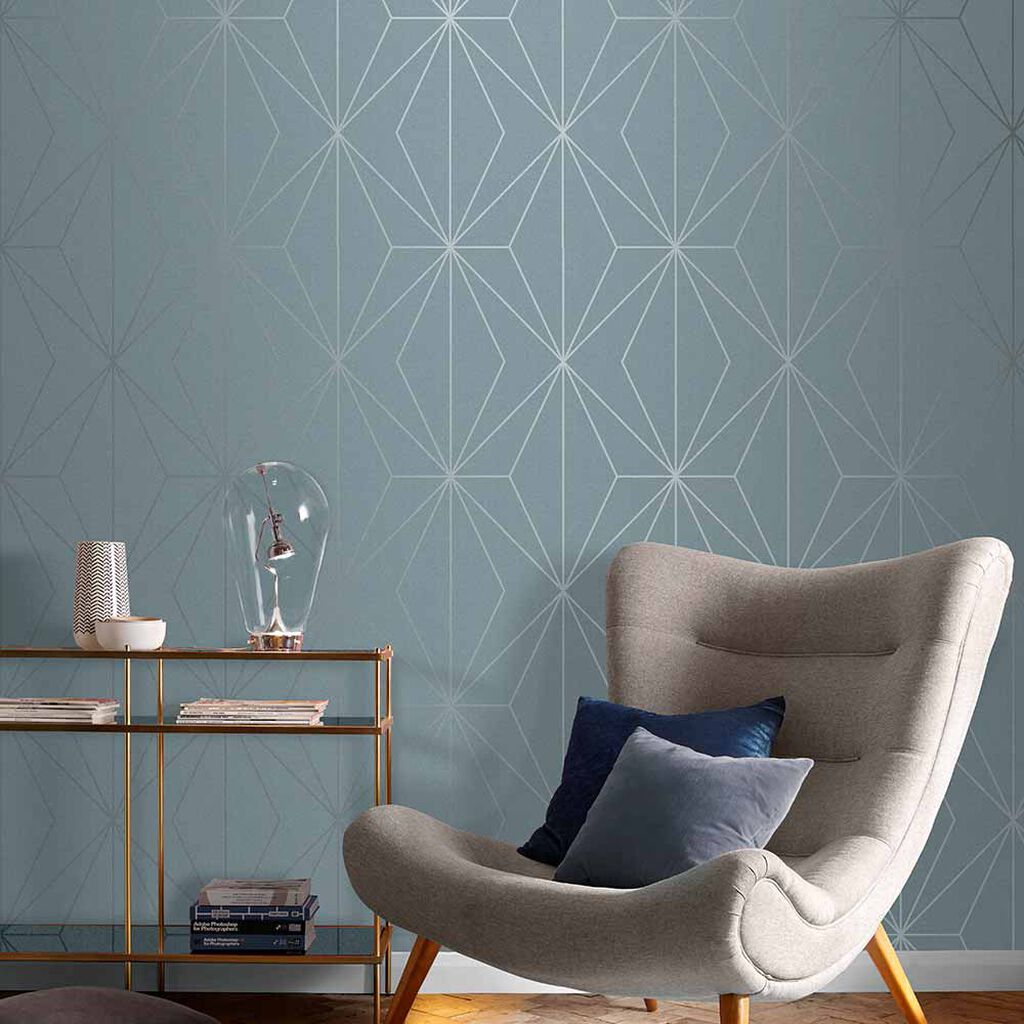 Harmony Wallpaper - Deep Sky - Graham & Brown - 107588 - Premier Wallcovering