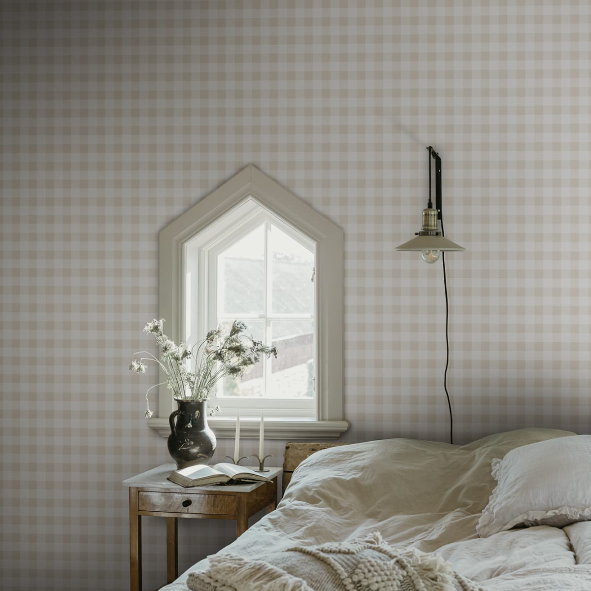 Harry Wallpaper - Sandstone - Sandberg - S10501 - Premier Wallcovering