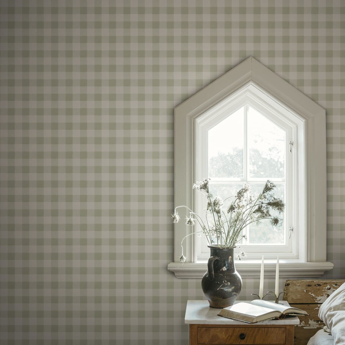 Harry Wallpaper - Spring Green - Sandberg - S10502 - Premier Wallcovering