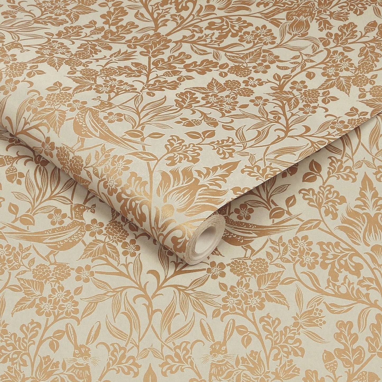 Hartley Damask Wallpaper - Neutral - Graham & Brown - 120626 - Premier Wallcovering