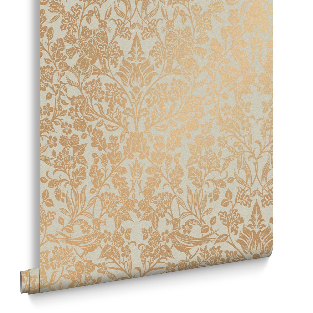 Hartley Damask Wallpaper - Neutral - Graham & Brown - 120626 - Premier Wallcovering