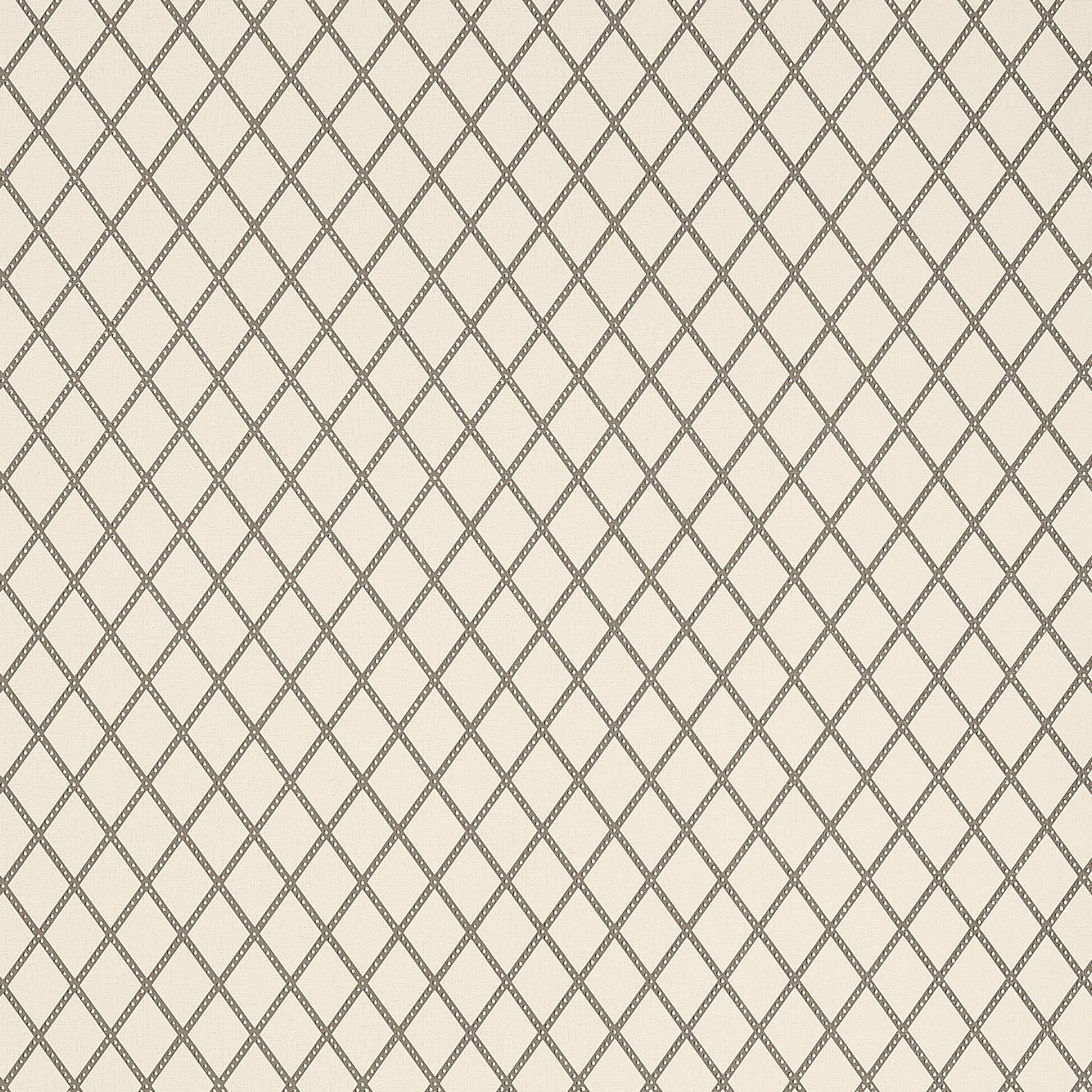 Hartmann Trellis Wallpaper - Charcoal on Off White - Thibaut - T10068 - Premier Wallcovering