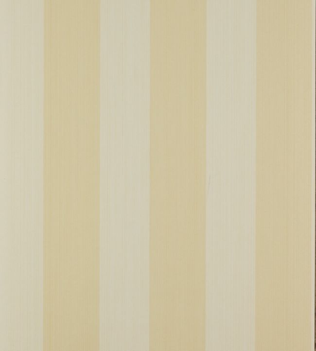 Harwood Stripe Wallpaper - Yellow/Cream - Colefax & Fowler - 07907/18 - Premier Wallcovering
