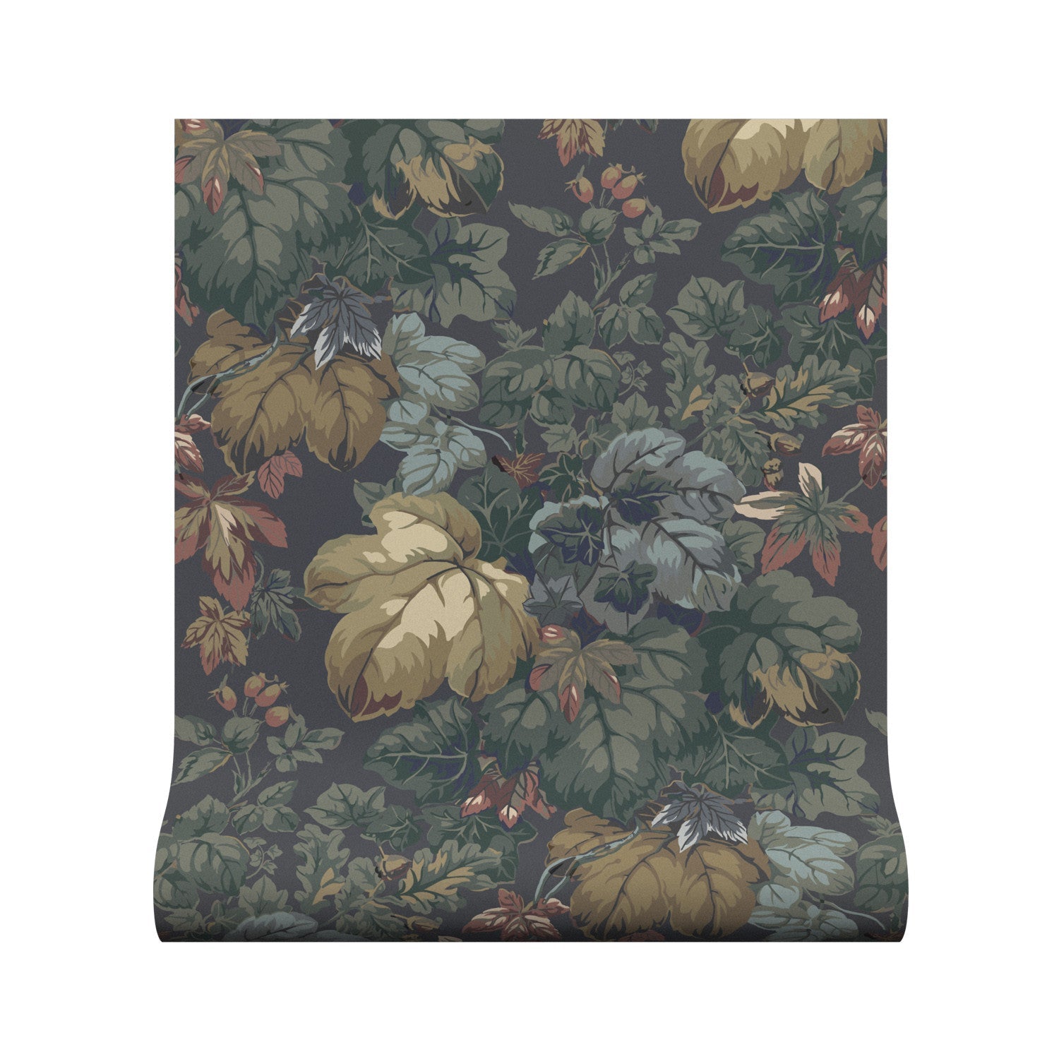 Hathersage Wallpaper - Charcoal - Warner House - Premier Wallcovering