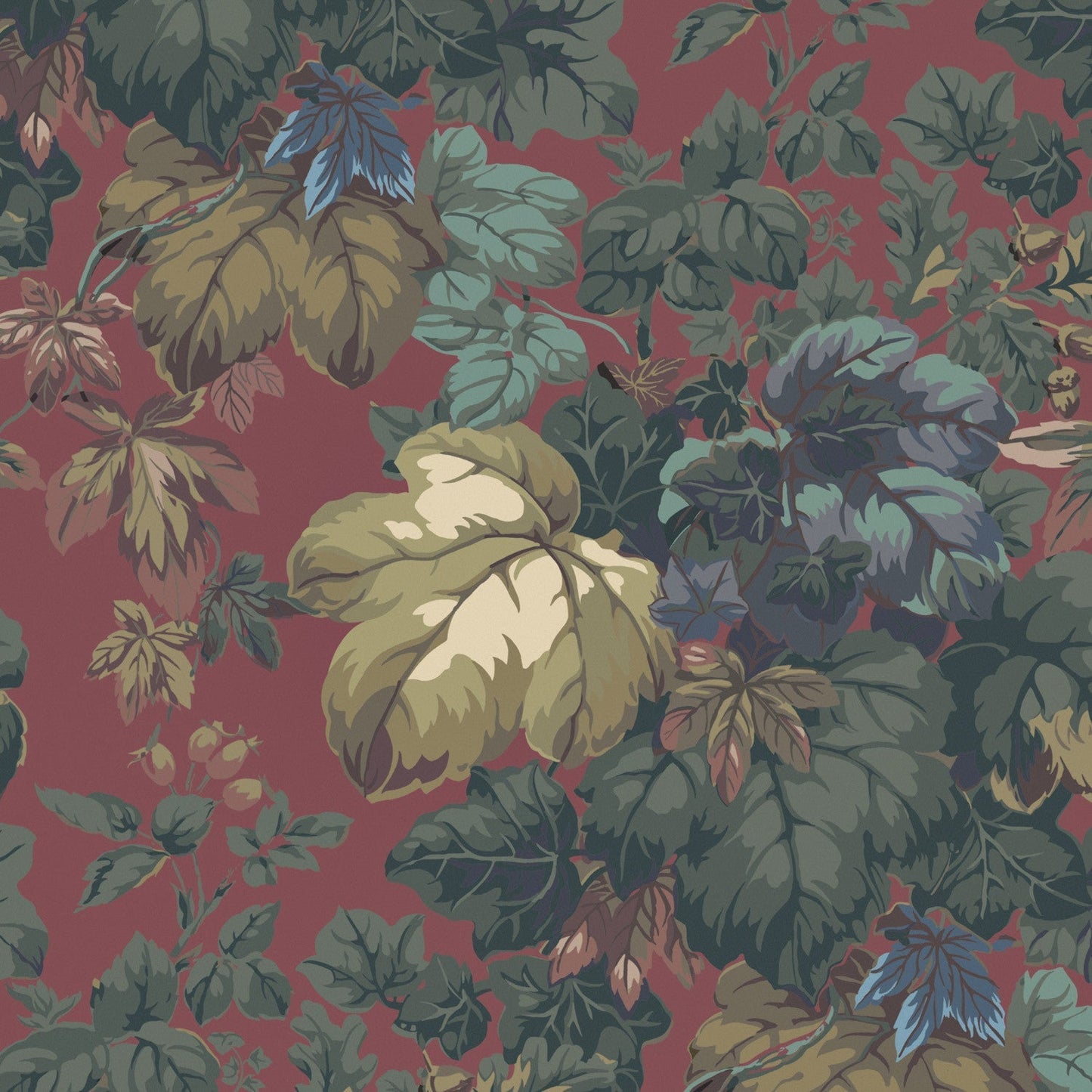 Hathersage Wallpaper - Redwood - Warner House - Premier Wallcovering