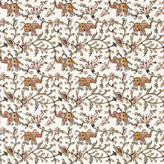 Hathi Wallpaper - Cobalt - Clarke & Clarke - W0236/01 - Premier Wallcovering