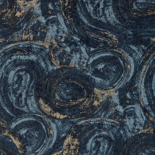 Hatoum Wallpaper - Ink - Clarke & Clarke - W0222/01 - Premier Wallcovering