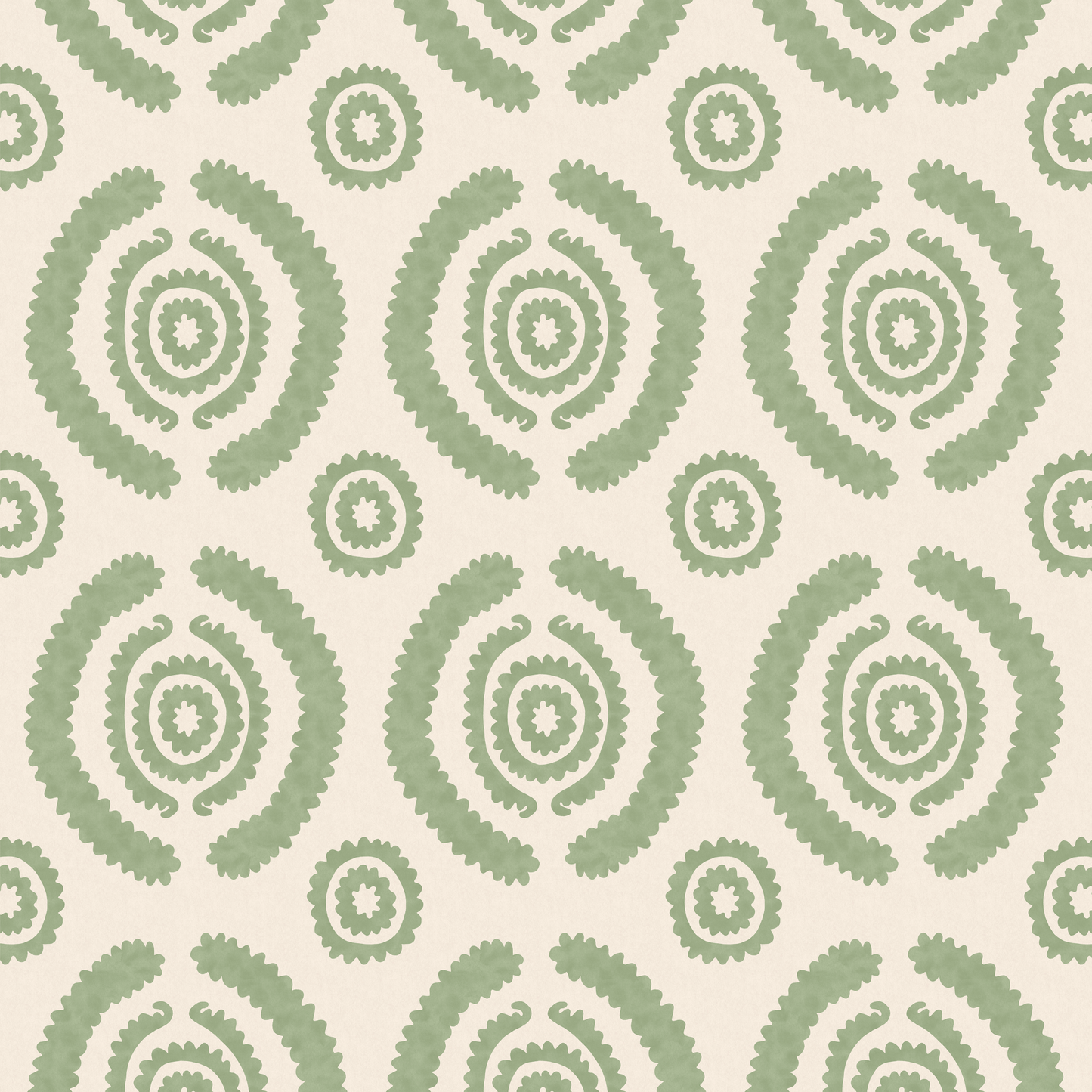 Haveli Wallpaper - Green - Penny Morrison - HAVELI-GREEN - Premier Wallcovering