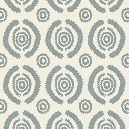 Haveli Wallpaper - Blue - Penny Morrison - HAVELI-BLUE - Premier Wallcovering