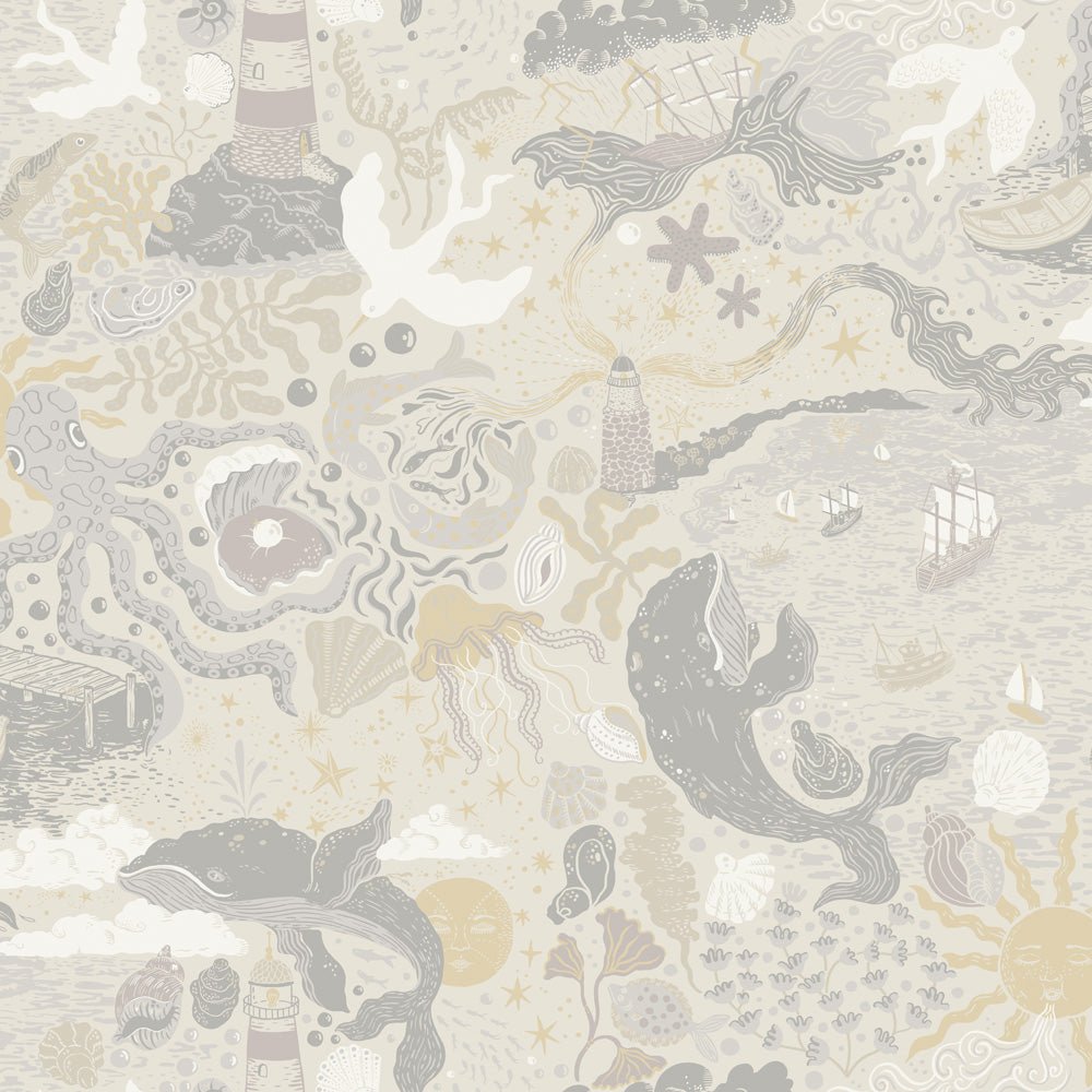 Havet Wallpaper - Beige - Midbec - 29016 - Premier Wallcovering