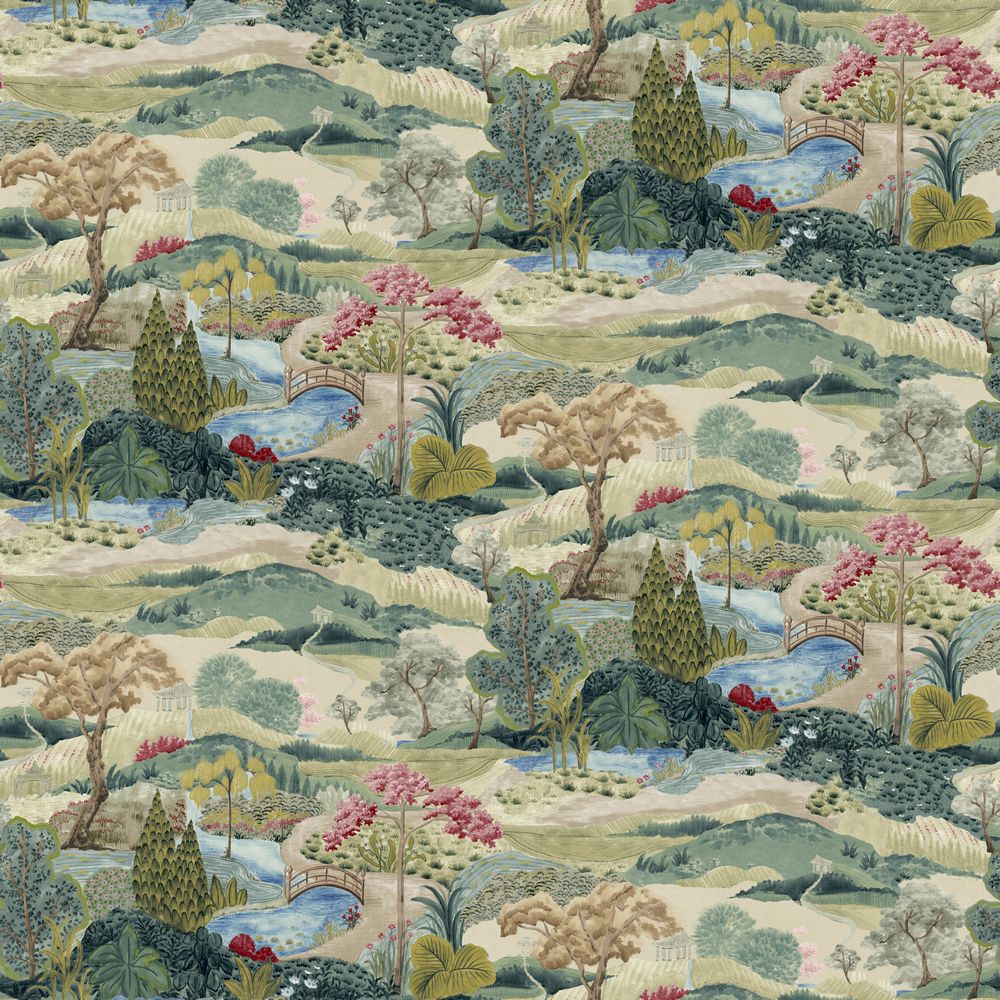 Hawthorne Hill Mural Wallpaper - Forest Reverie - Timothy Wilman - TW2529 - Premier Wallcovering