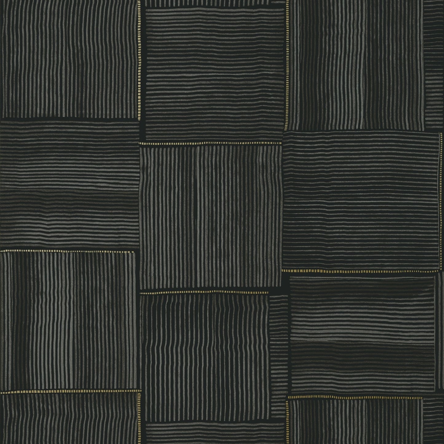 Hayworth Wallpaper - Black - Thibaut - T421 - Premier Wallcovering