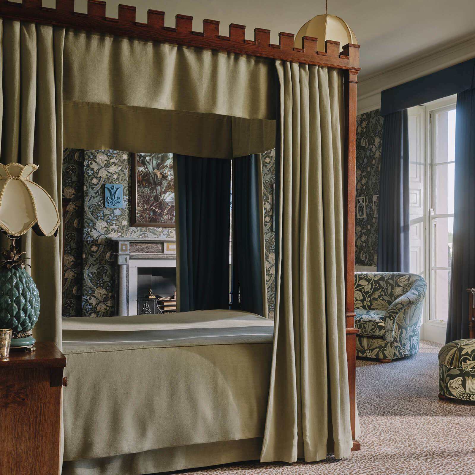 Heavenly Hemp Fabric - Apple - House of Hackney - 1 - FA - HMP - HP - GRE - XXX - XXX - Premier Wallcovering