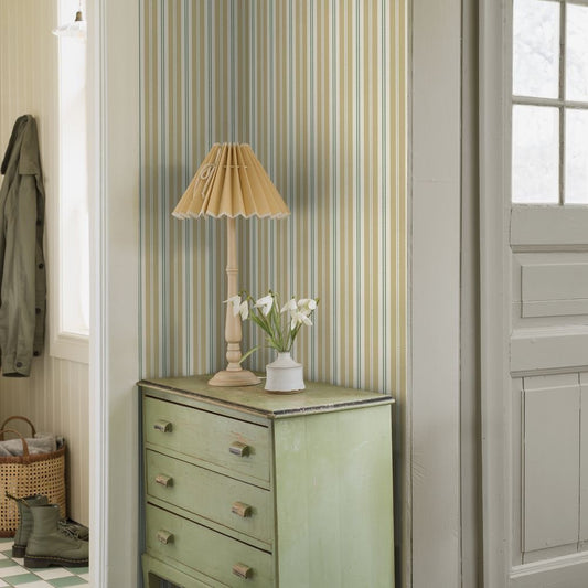 Hedda Wallpaper - Yellow - Boråstapeter - 5816 - Premier Wallcovering
