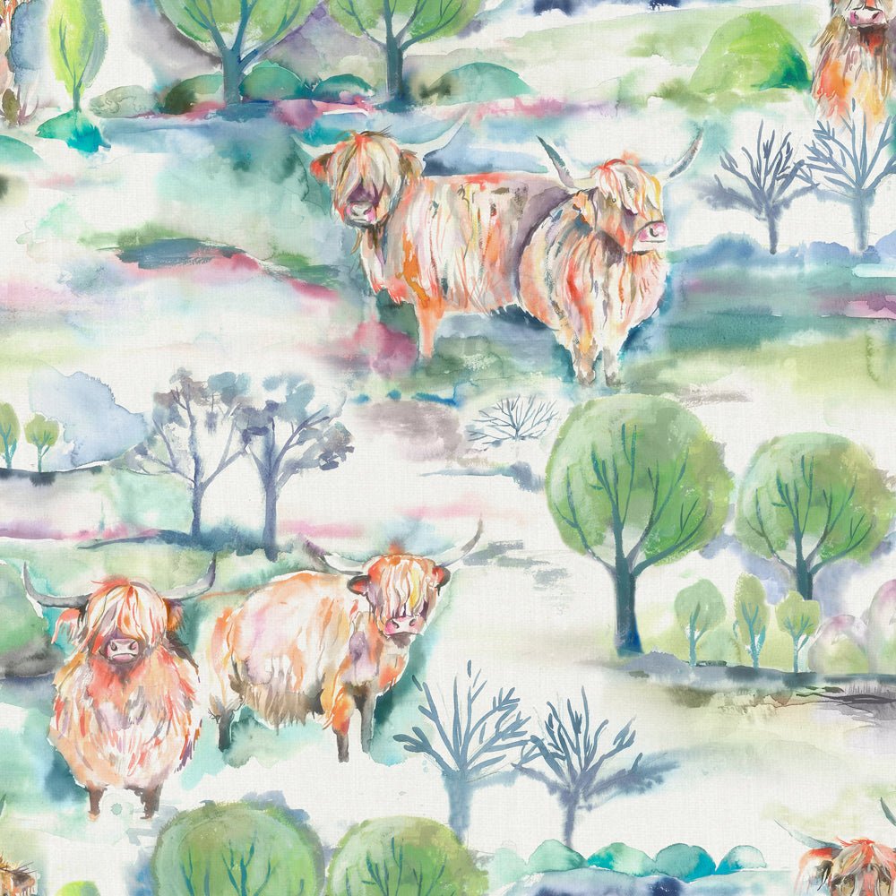 Heilan Herd Wallpaper - Green - Voyage Maison - HEILAN/WPO/HER - Premier Wallcovering