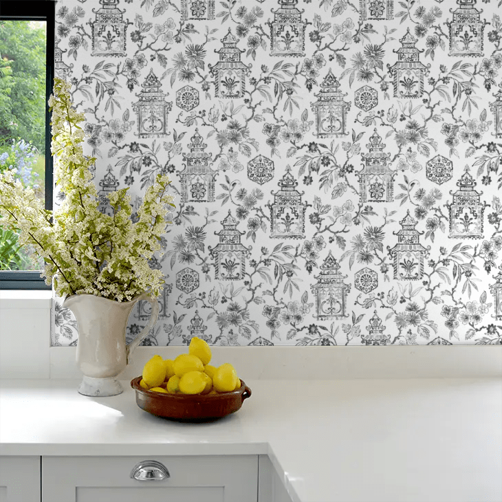 Helaine Wallpaper - Monochrome - A Street Prints - FD26311 - Premier Wallcovering