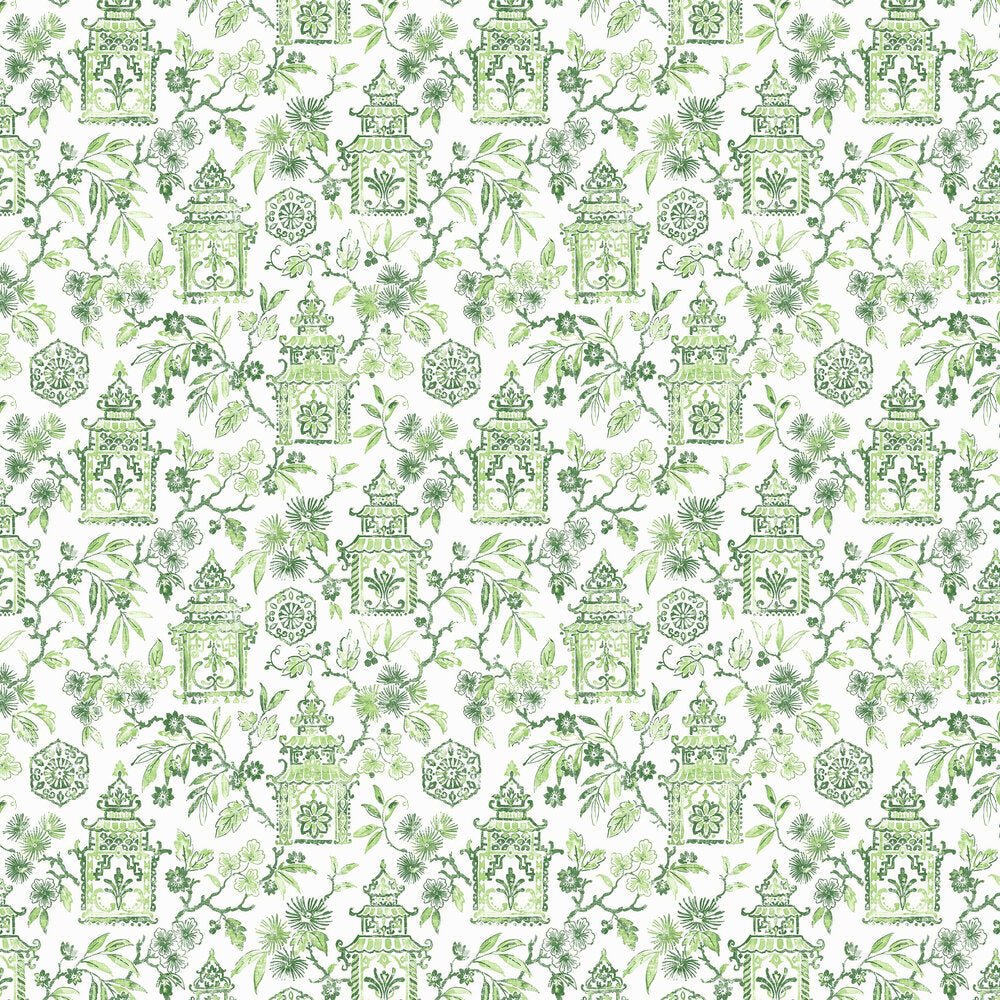 Helaine Wallpaper - Green - A Street Prints - FD26312 - Premier Wallcovering