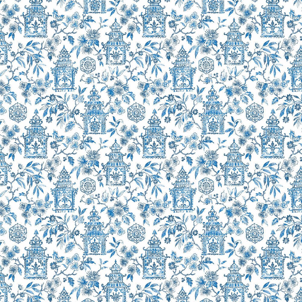 Helaine Wallpaper - Royal Blue - A Street Prints - FD26310 - Premier Wallcovering