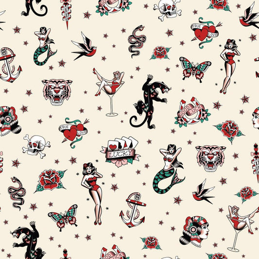 Hello Sailor Wallpaper - Gluten Free - Lust Home - LH900478 - Premier Wallcovering