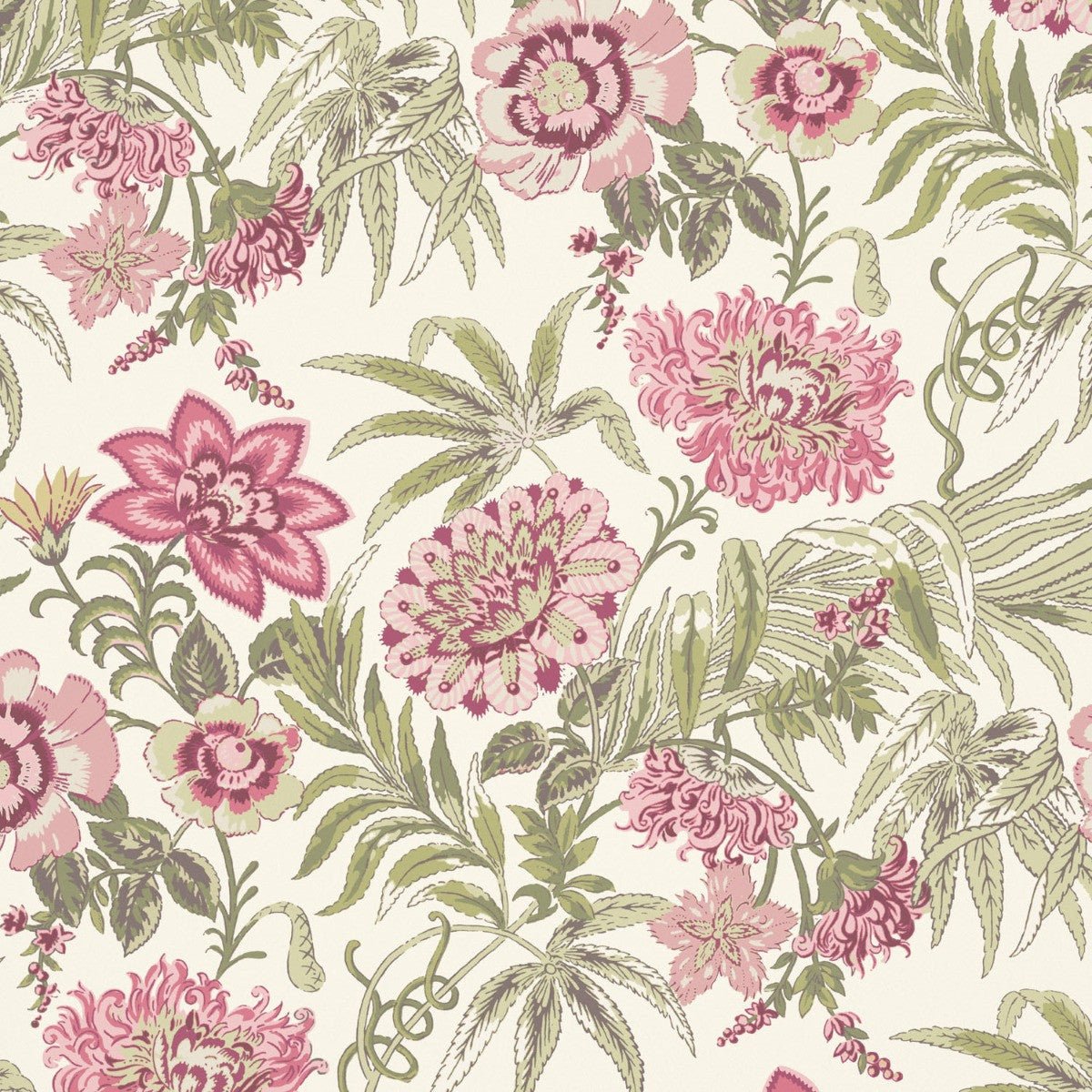 Hemingford Wallpaper - Rose - Warner House - Premier Wallcovering