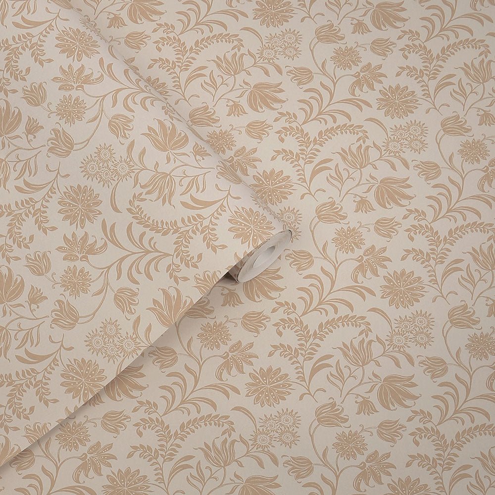 Hemingway Wallpaper - Caramel - Laura Ashley - 140318 - Premier Wallcovering