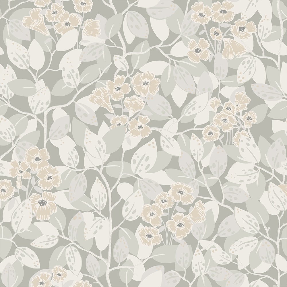 Henni Wallpaper - Gray - Midbec - 55019 - Premier Wallcovering