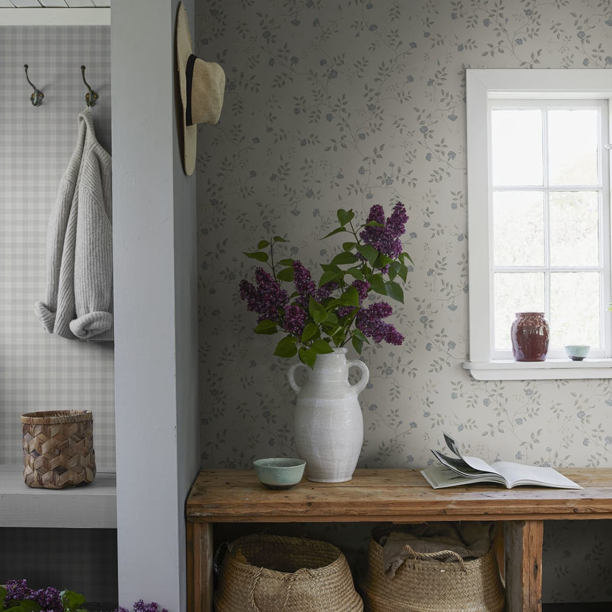 Henny Wallpaper - Sandstone - Sandberg - 840-21 - Premier Wallcovering