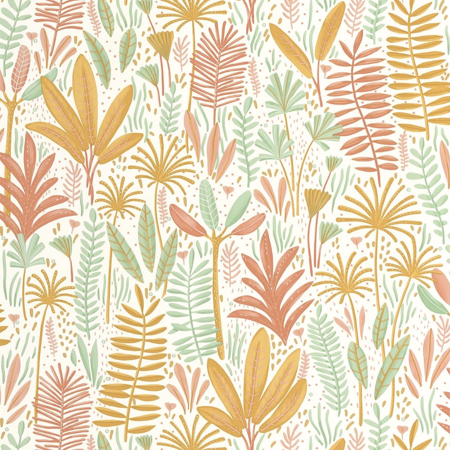 Herbes Folles Wallpaper - Multicouleurs - Caselio - 105724340 - Premier Wallcovering