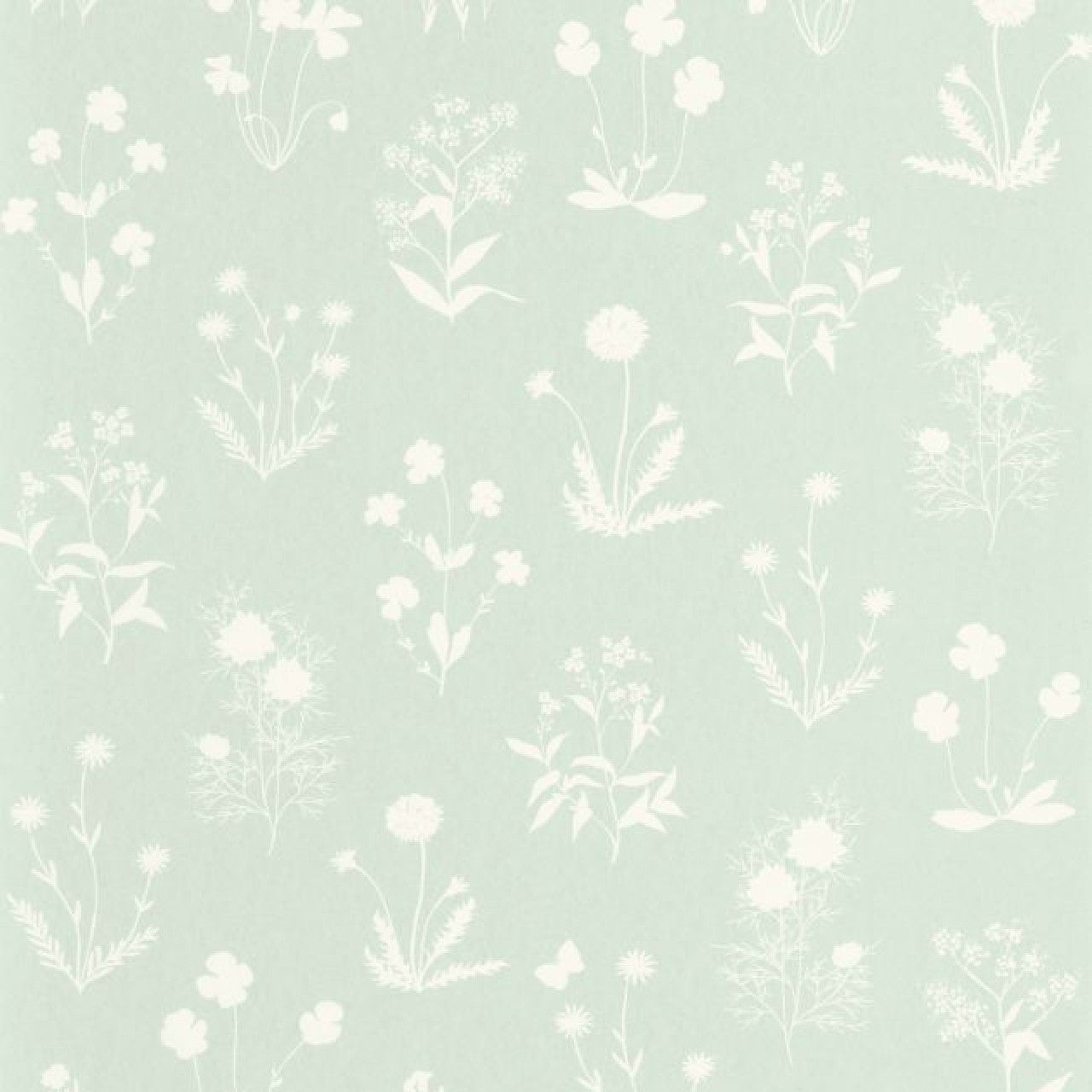 Herbier Gardens Wallpaper - Vert Aloe - Casadeco - 87627045 - Premier Wallcovering