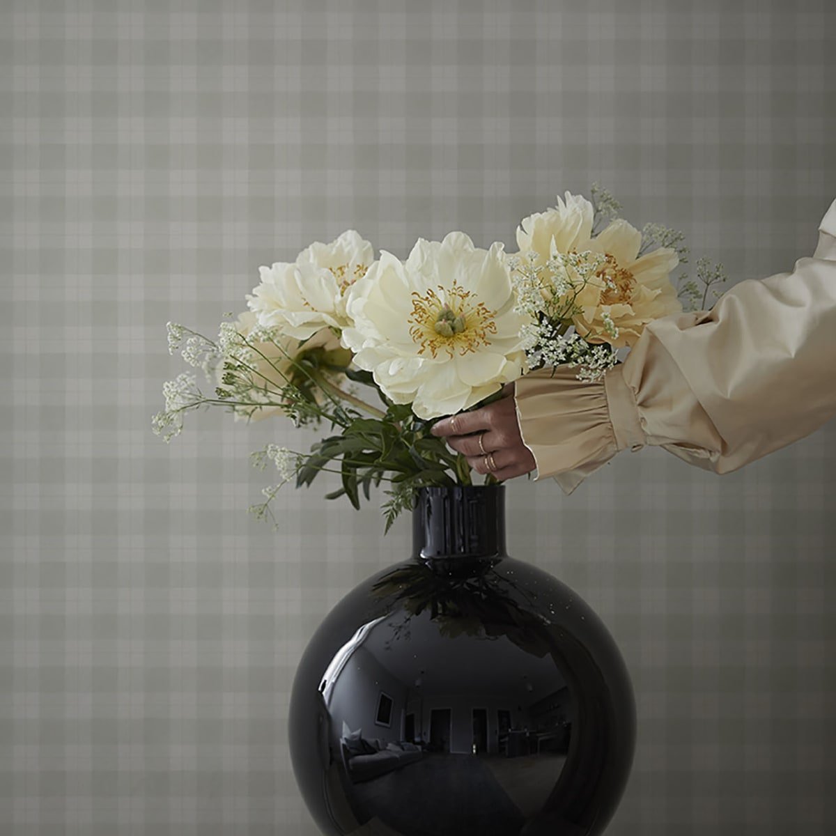 Herman Wallpaper - Spring Green - Sandberg - 245-28 - Premier Wallcovering